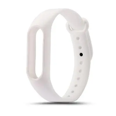 Силиконовый ремешок для Xiaomi mi band 3/4 белый