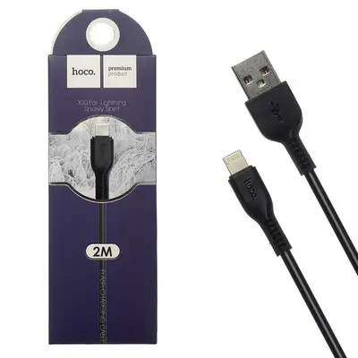 USB кабель Hoco X20 Lightning 2m черный