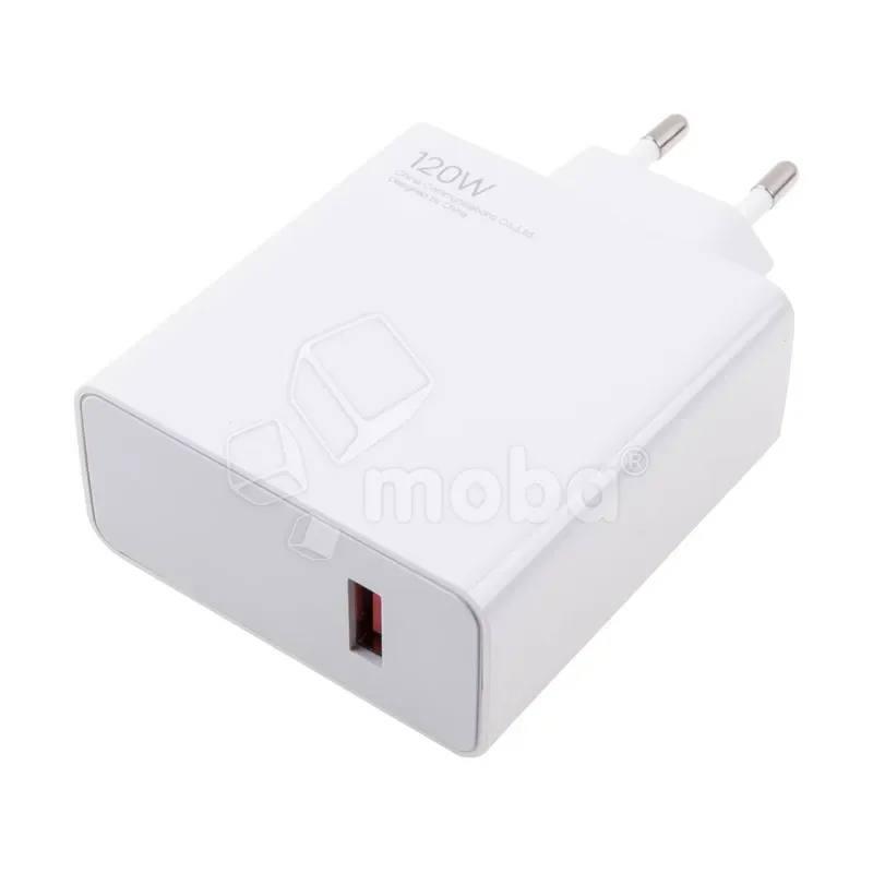 Сетевое зарядное устройство USB для Xiaomi Turbo Charger (120W, QC3.0) (тех.упак.) Белый