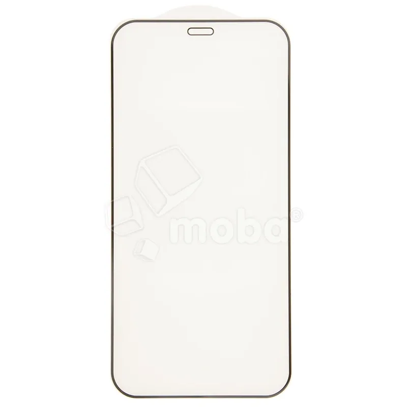 Защитное стекло "Премиум" для iPhone 12 mini Черный (Закалённое+, полное покрытие)