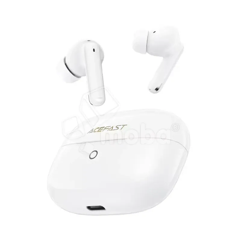 Беспроводные наушники Bluetooth Acefast W7 (TWS, вакуумные, ANC) Белый