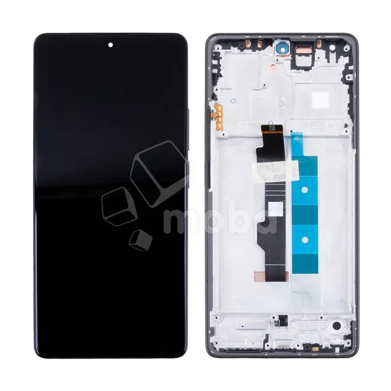 Дисплей для Xiaomi Redmi Note 13 Pro 4G (23117RA68G) модуль с рамкой Черный - OR (SP)