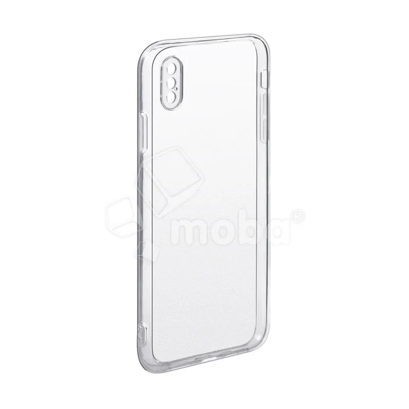 Чехол-накладка для iPhone X/Xs (с защитой камеры, прозрачный)