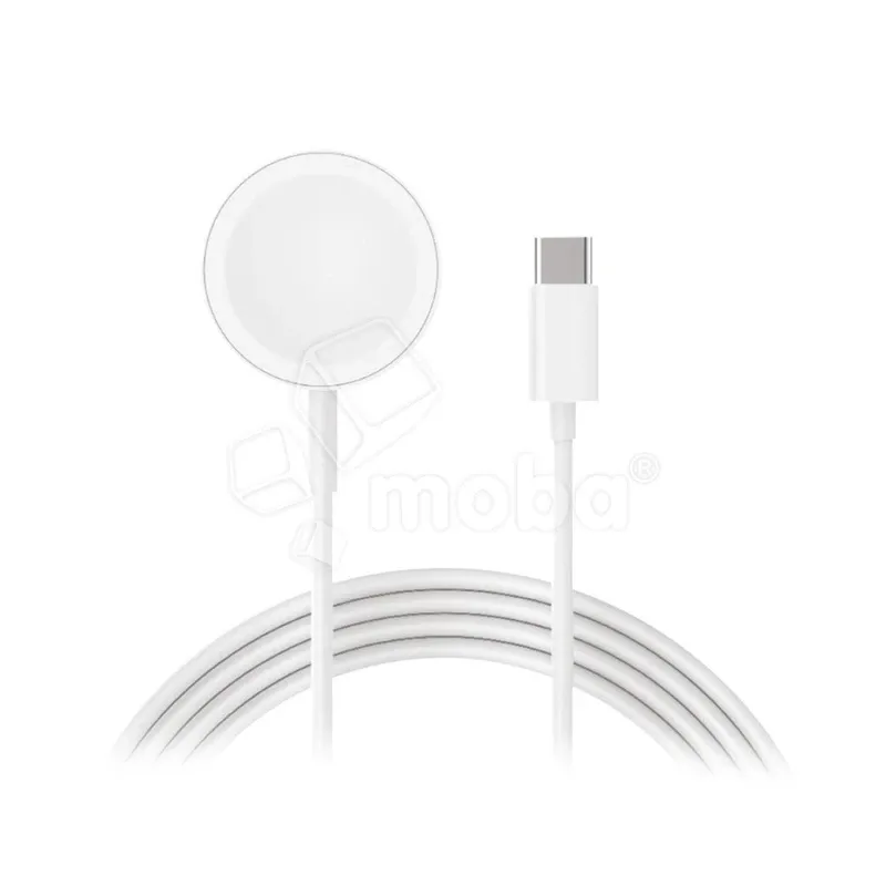Беспроводное зарядное устройство для Apple Watch (Magnetic Charging, Type-C) Белый