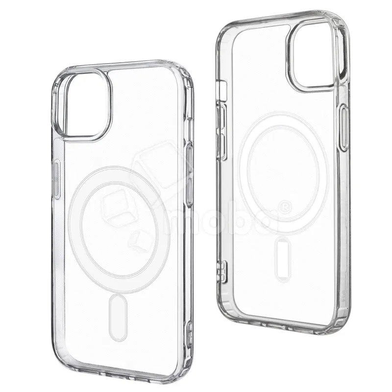 Чехол-накладка для iPhone 15 Plus (Magsafe, прозрачный)