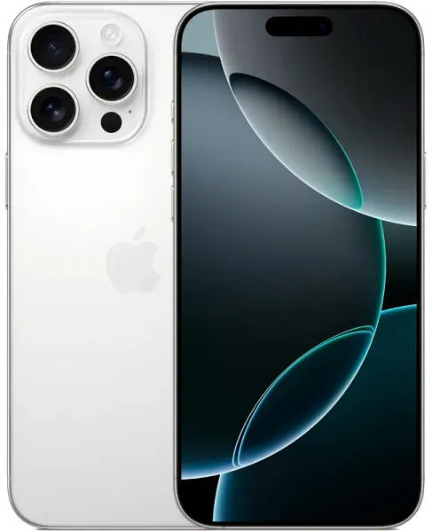 Смартфон Apple iPhone 16 Pro Max 512Gb eSim titanium white (титановый белый)