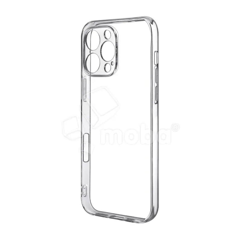 Чехол-накладка для iPhone 16 Pro Max (с защитой камеры, прозрачный)