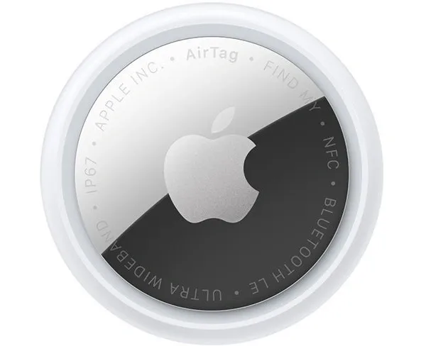 Трекер Apple AirTag (2nd generation) белый/серебристый (MFE94Z)