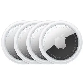 Трекер Apple AirTag белый/серебристый 4 шт. (MX542X/A)
