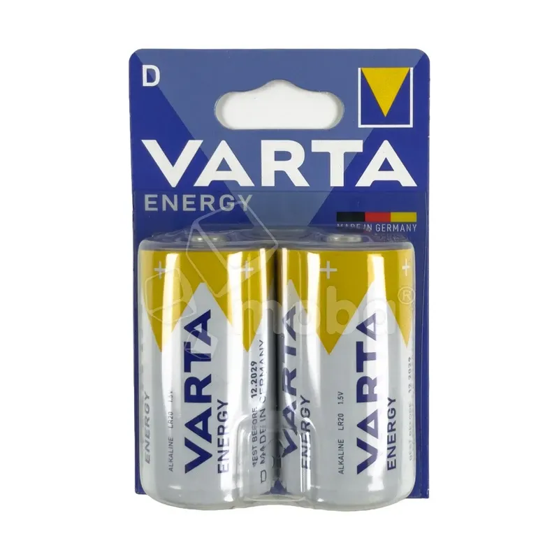 Батарейка D LR20 Varta ENERGY 1.5V (2 шт. в блистере)