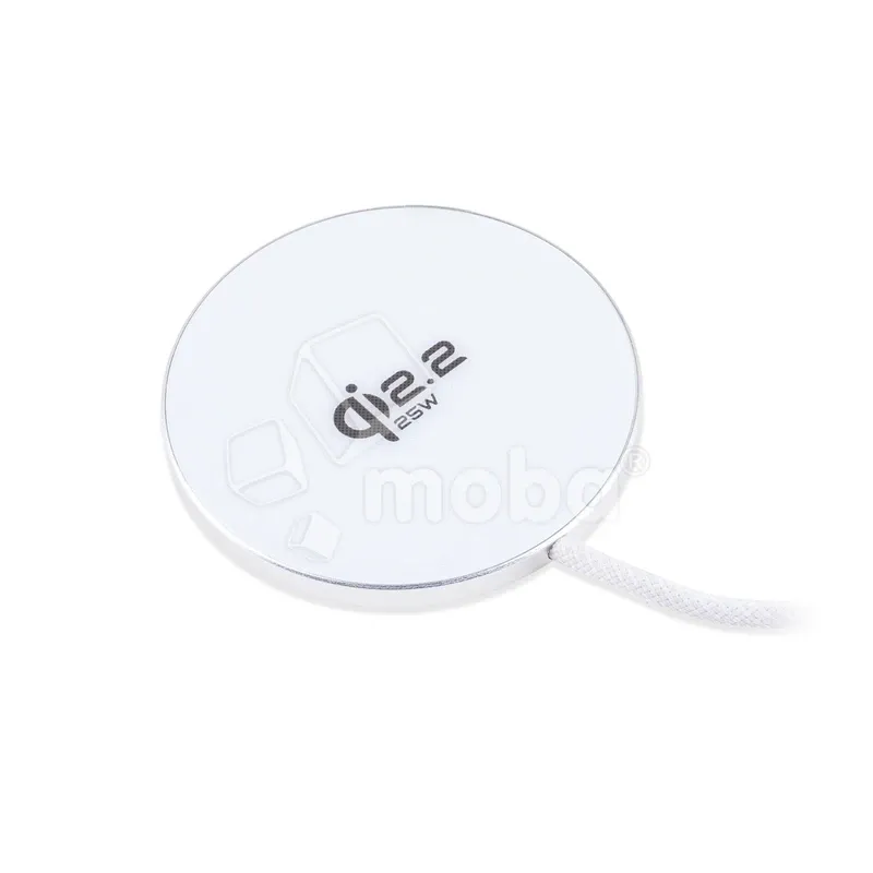 Беспроводное ЗУ для смартфона + гарнитуры + iWatch (MagSafe, QI2.2, 25W, Type-C) Серебро