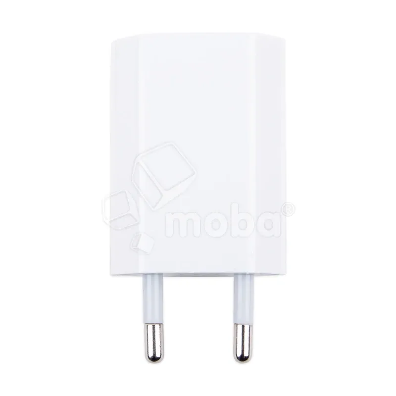 Сетевое зарядное устройство USB для iPhone "Призма" (5W) (тех.упак.) Белый - Китай