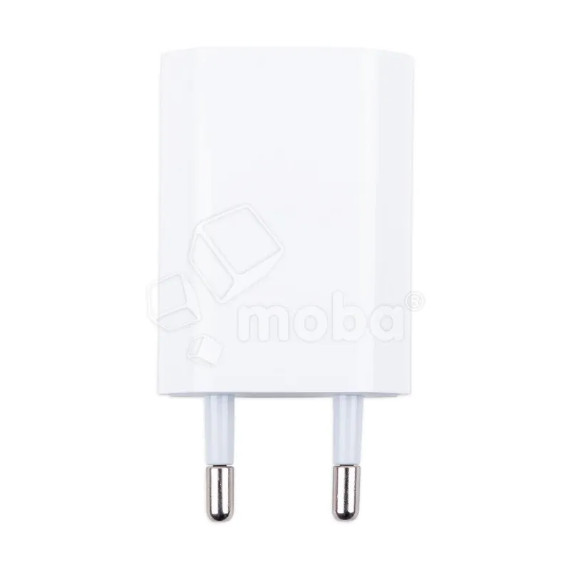 Сетевое зарядное устройство USB для iPhone "Призма" (5W) (тех.упак.) Белый