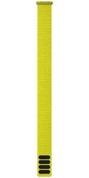 Оригинальный нейлоновый ремешок Garmin UltraFit 26мм Amp Yellow (желтый) (010-13306-25)