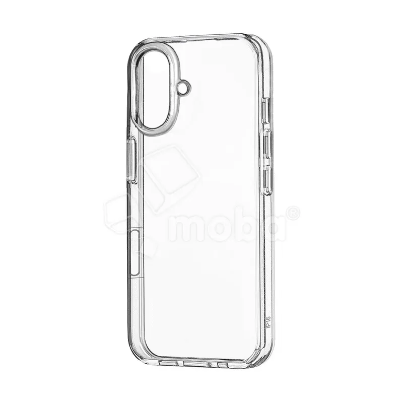 Чехол-накладка для iPhone 16 (с защитой камеры, прозрачный)