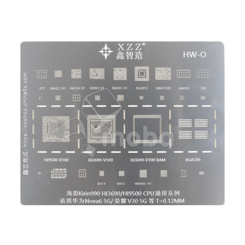 BGA трафарет XZZ HiSilicon Kirin 990