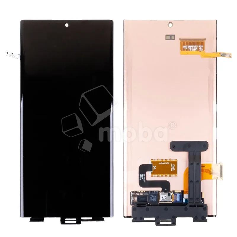Дисплей для Samsung Galaxy S22 Ultra (S908B/S9080) в сборе с тачскрином Черный - OR (SP)