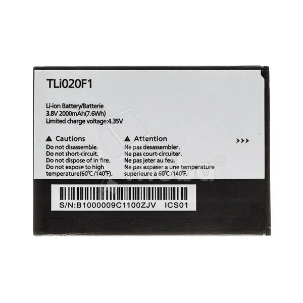 Аккумулятор для Alcatel OT-5045D/OT-4045D/OT-5010D/OT-5042X/OT-6036Y/OT-7041D/OT-5044D (TLi020F1/TLi020F)