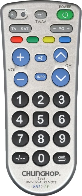 Универсальный пульт Chunghop RM-E208 TV/SAT
