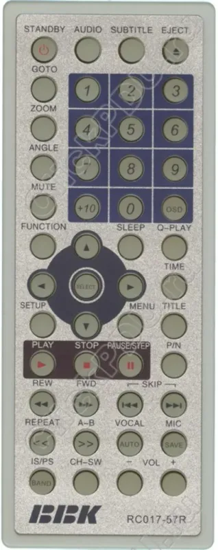 Пульт BBK RC017-57R (ABS541T) для домашнего кинотеатра BBK