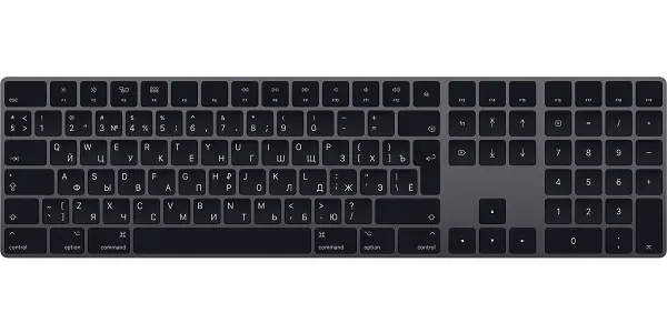 Беспроводная клавиатура Apple Magic Keyboard Numpad (MRMH2RS/A) для iMac/Mac Mini черная EAC