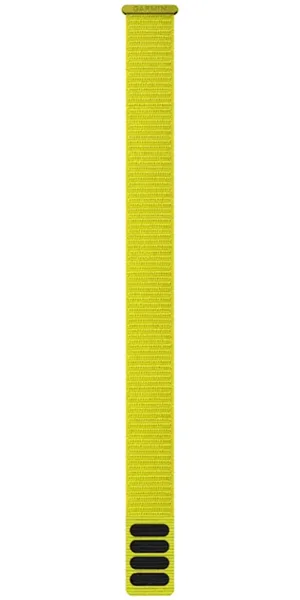 Оригинальный нейлоновый ремешок Garmin UltraFit 22мм Amp Yellow (желтый) (010-13306-15)