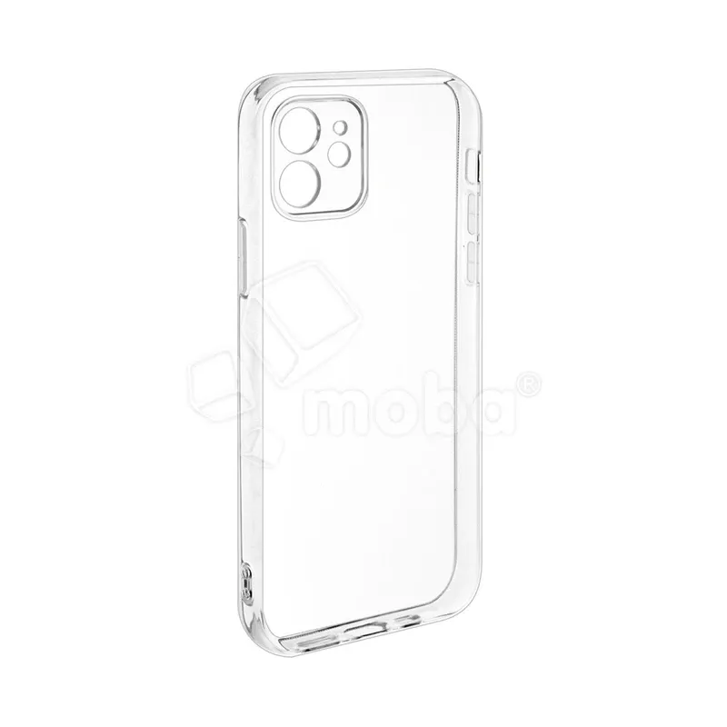 Чехол-накладка для iPhone 12 mini (с защитой камеры, прозрачный)