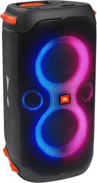 Портативная акустика JBL Partybox 110, 160 Вт, black (черная) вилка ЕАС