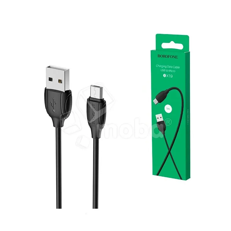 Кабель USB - MicroUSB Borofone BX19 (2A) Черный