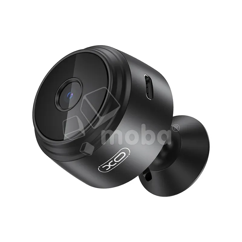 Камера видеонаблюдения XO CR12 mini (Bluetooth, Wi-Fi, Full HD, 0,3 мегапикселя (480P)) Черный