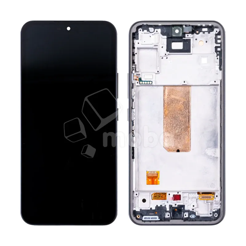 Дисплей для Samsung Galaxy A54 5G (A546E) модуль с рамкой Черный - (OLED) (Full Size)