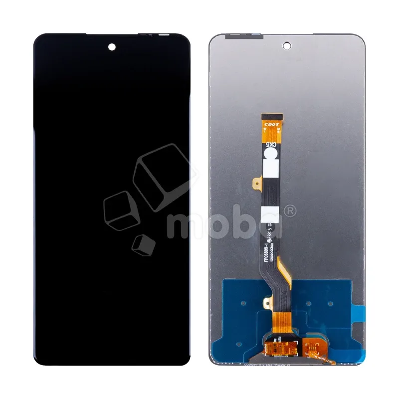 Дисплей для Infinix Note 30 4G (X6833B/X6716B) в сборе с тачскрином Черный - OR (HD+, 300 Кд/м2, 120 Гц)