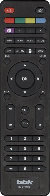 Пульт BBK RC-BTX100 для DVB-T2 ресивера